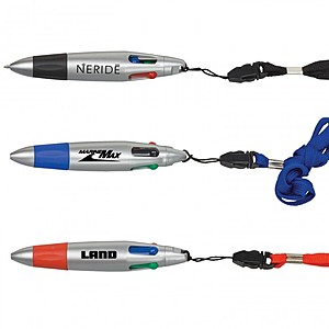 Photo of 4 Color Pen On A Lanyard