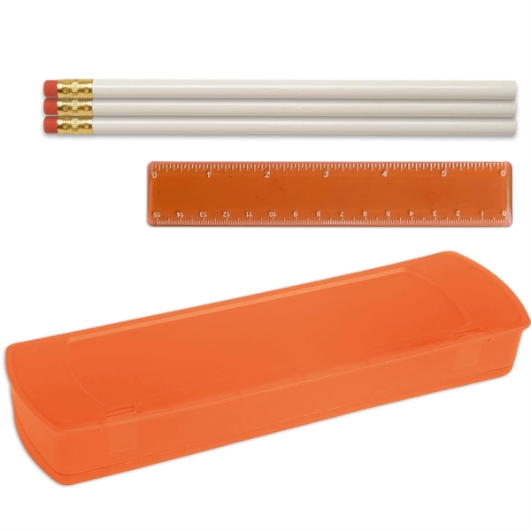 Translucent Orange color option for Usa Back School Kit   Blank Contents
