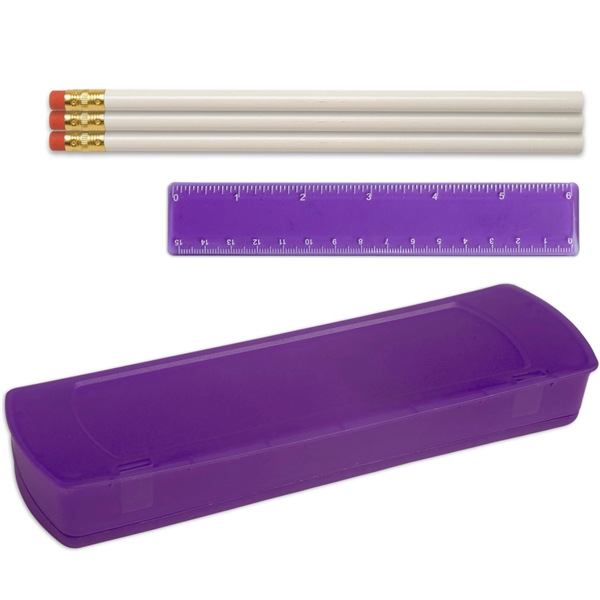 Translucent Purple color option for Usa Back School Kit   Blank Contents