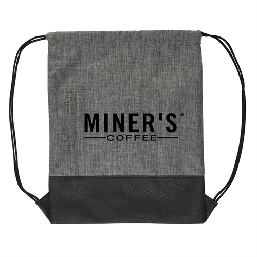 Main photo of Heathered Drawstring Backpack
