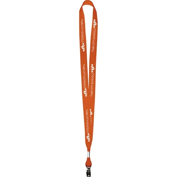 Orange 716 color option for 5 And 8" Fields Super Value Lanyard