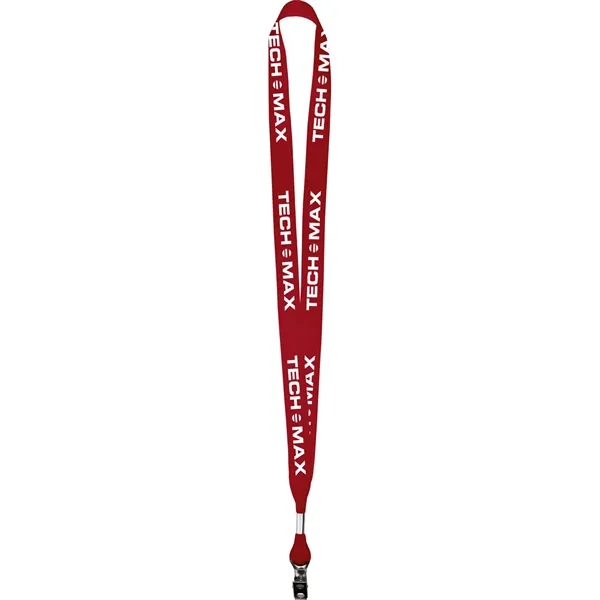 Red 187 color option for 5 And 8" Fields Super Value Lanyard