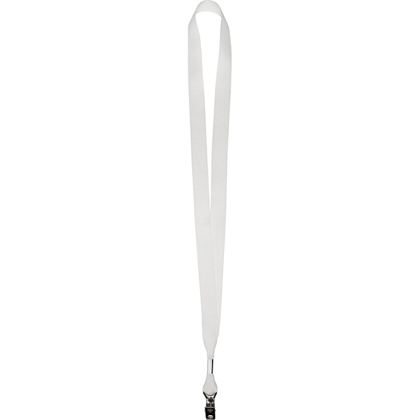 White color option for 5 And 8" Fields Super Value Lanyard