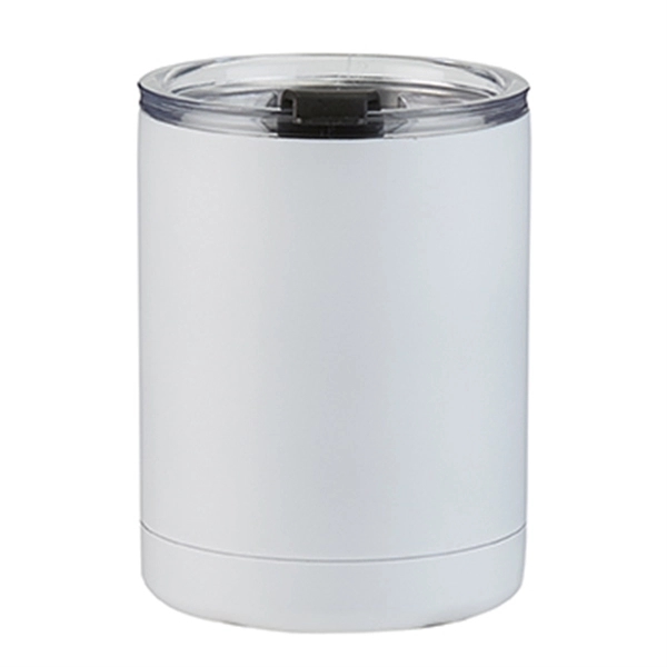 White color option for 10 Oz. Low Ball Insulated Tumbler