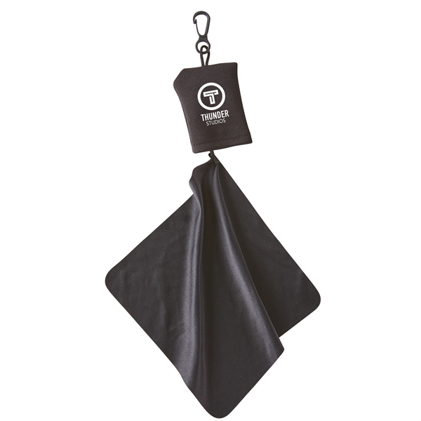 Black color option for Stuff It Microfiber Cleaning Cloth
