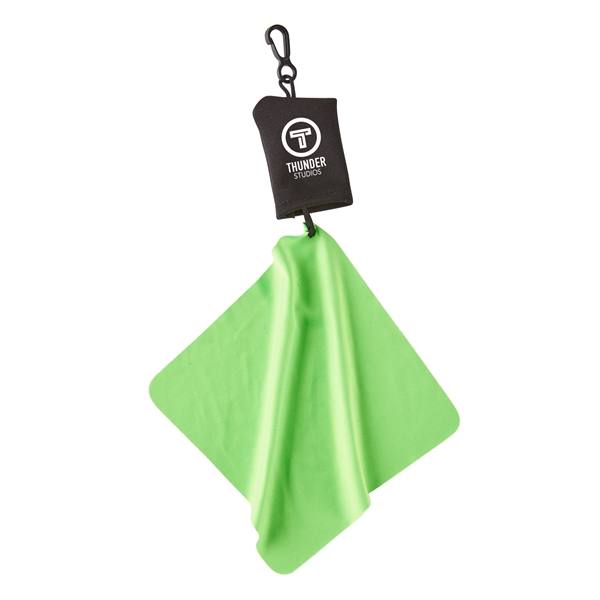 Lime color option for Stuff It Microfiber Cleaning Cloth