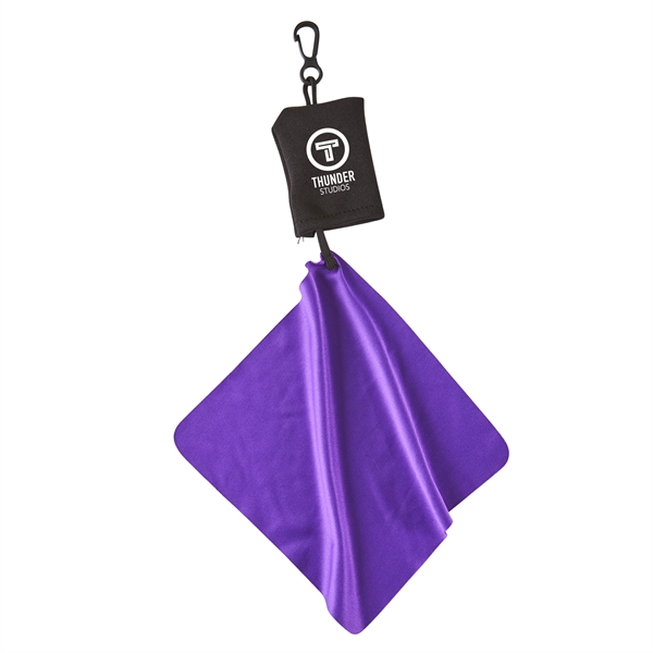 Purple color option for Stuff It Microfiber Cleaning Cloth