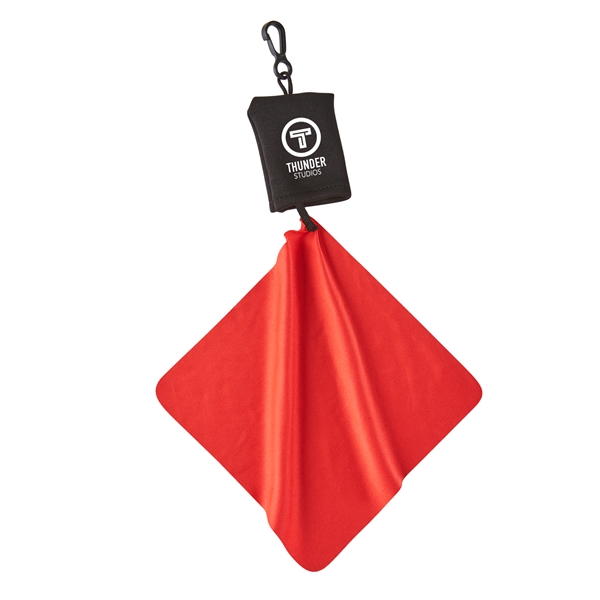 Red color option for Stuff It Microfiber Cleaning Cloth