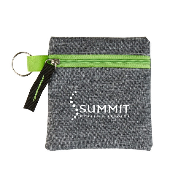 Lime color option for Heathered Tech Pouch