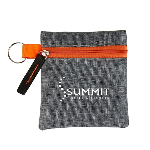 Orange color option for Heathered Tech Pouch