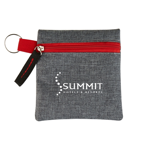 Red color option for Heathered Tech Pouch