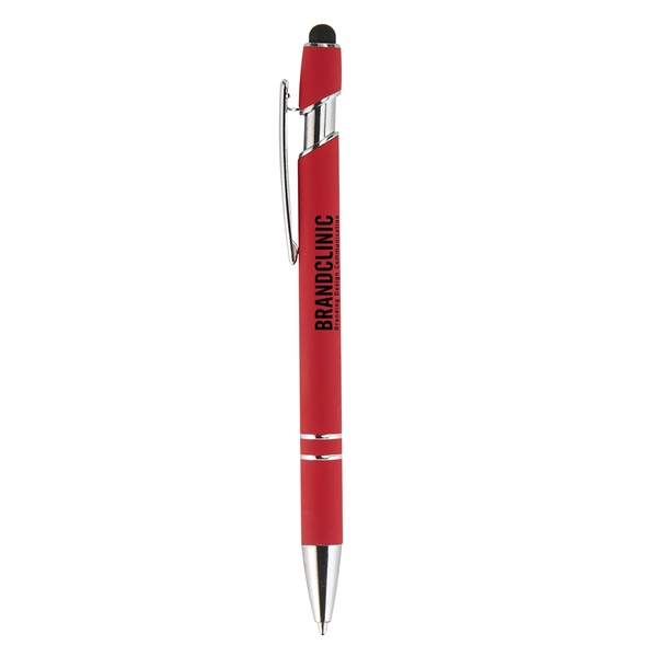 Red color option for Granada Velvet Touch Aluminum Stylus Pen