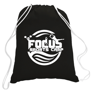 Photo of 5.5 Oz. Cotton Canvas Drawstring Cinch Backpack