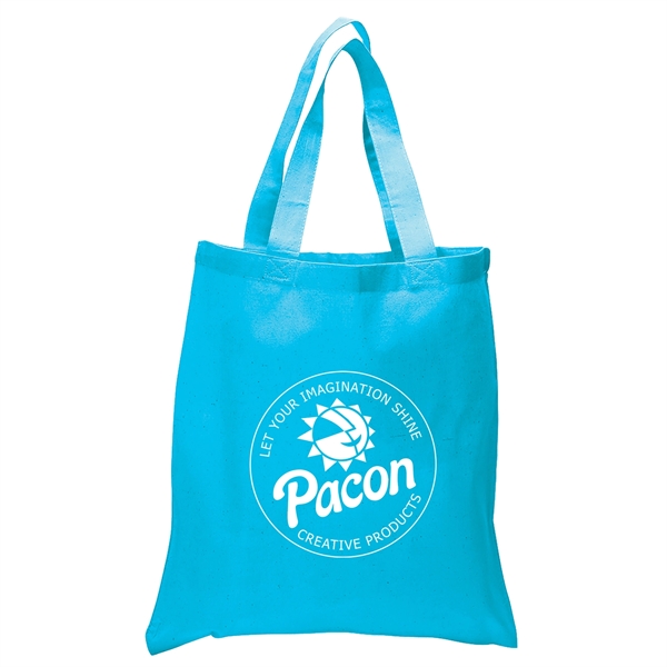 Turquoise color option for 5.5 Oz. Cotton Tote