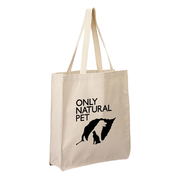 Natural color option for 11.5 Oz. Cotton Canvas Grocery Tote