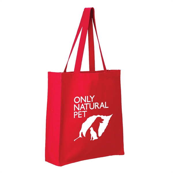 Red color option for 11.5 Oz. Cotton Canvas Grocery Tote