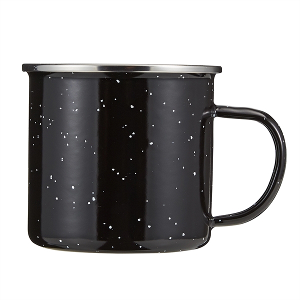 Black color option for 16oz Speckle It Stainless Steel Camping Mug