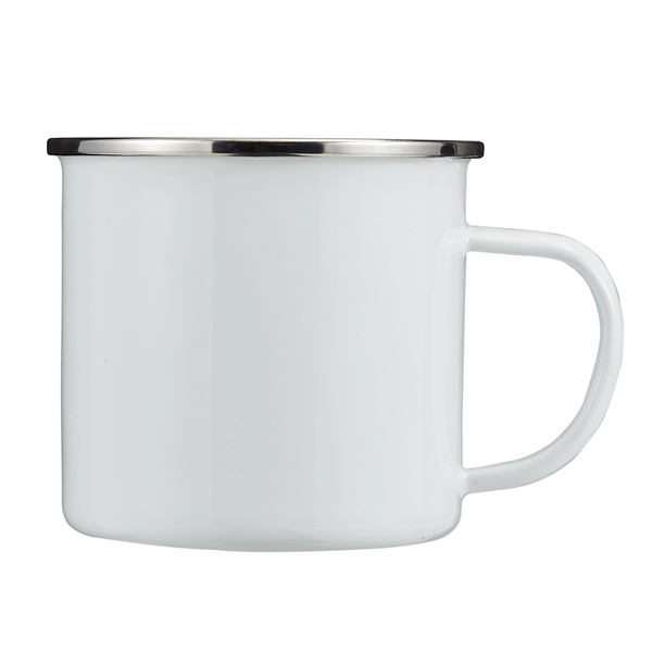 White color option for 16oz Speckle It Stainless Steel Camping Mug