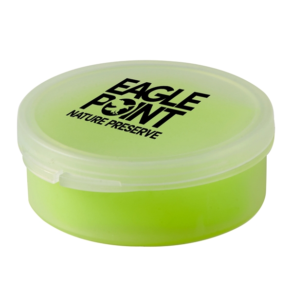 Yellow-Green color option for Reuse It Mood Silicone Straw In Round Case