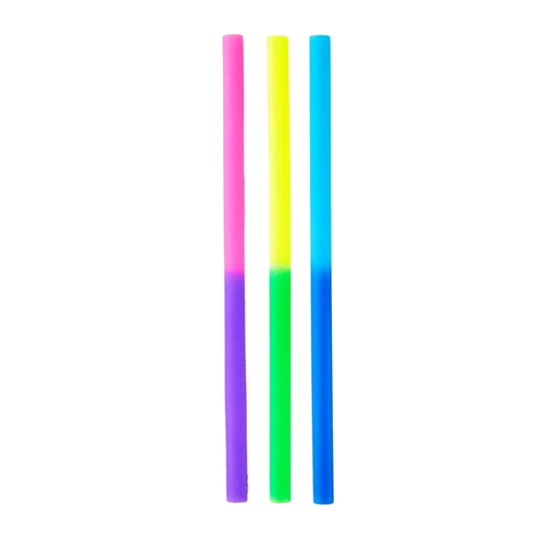 Main photo of Reuse It Mood Silicone Straw In Round Case
