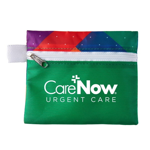 Green color option for Zippered Pouch First Aid Kit