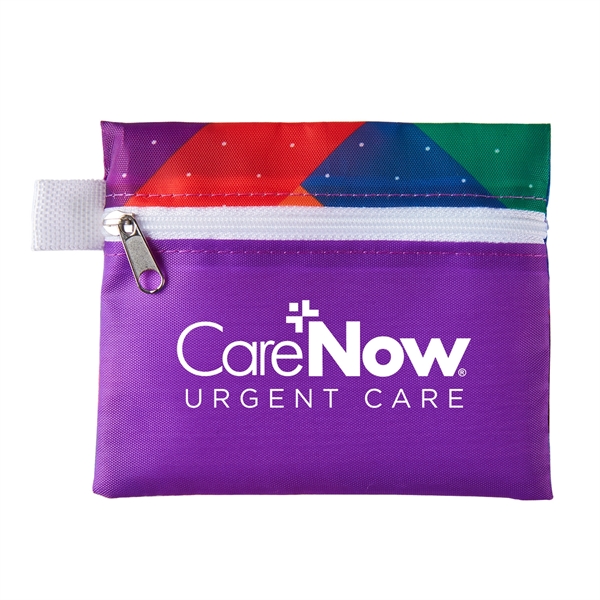 Purple color option for Zippered Pouch First Aid Kit