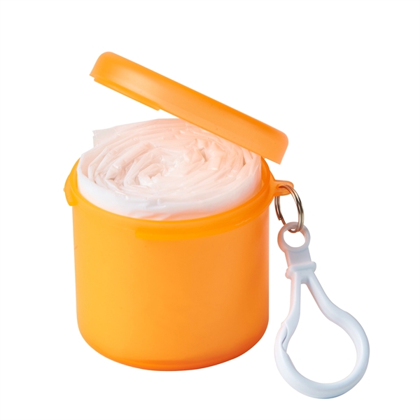 Translucent Orange color option for Contain It Rain Poncho