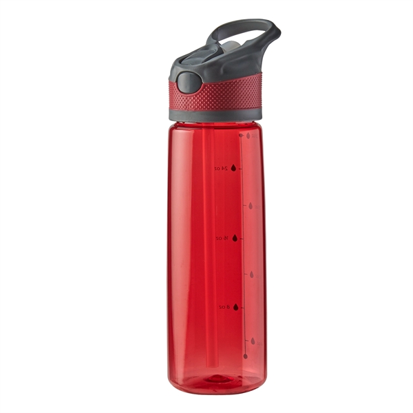 Translucent Red color option for Tritan Sports Water Bottle 28 Oz