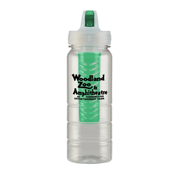 Translucent Green color option for 25 Oz. Infusion Water Bottle