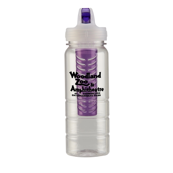 Translucent Purple color option for 25 Oz. Infusion Water Bottle