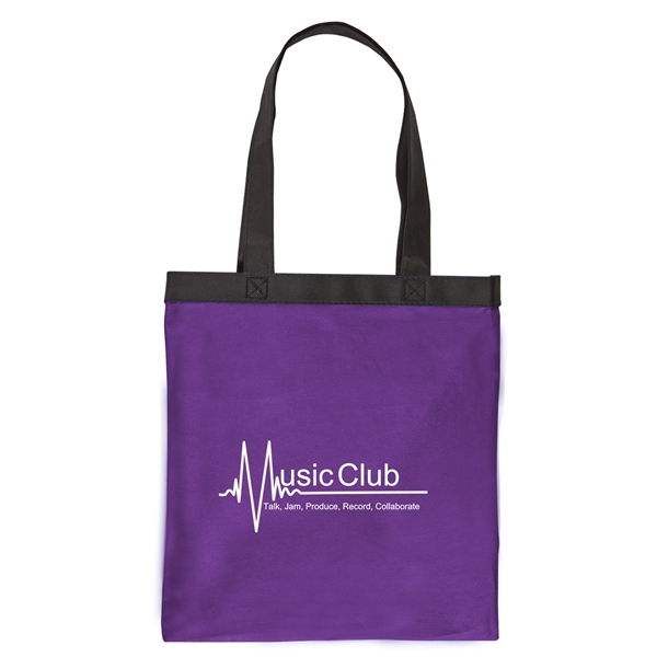 Purple color option for Value Tote Bag   14" X 13 1/4"