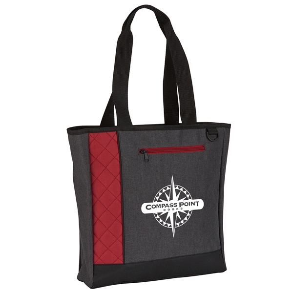 DARK Red color option for Mod Zippered Tote Bag