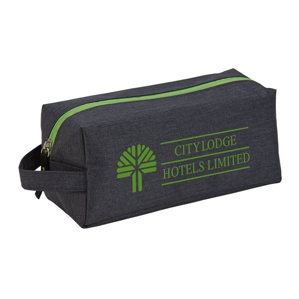 Lime color option for Heathered Dopp Kit