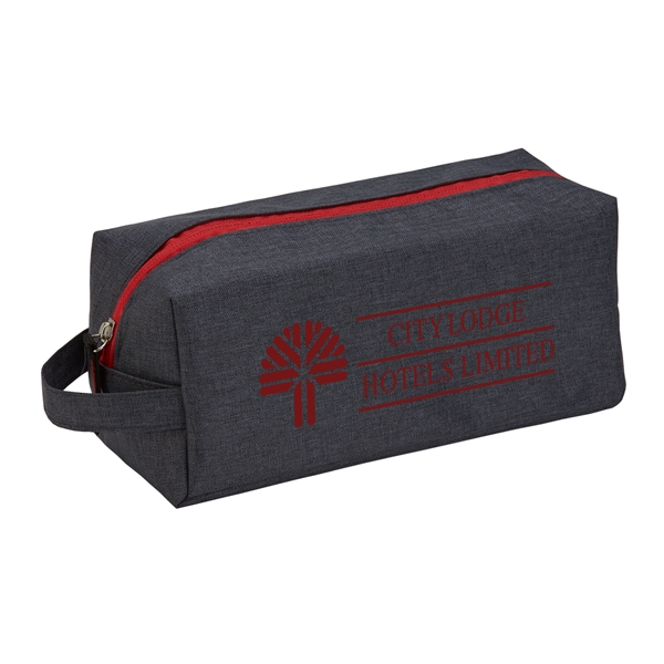 Red color option for Heathered Dopp Kit