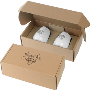 Photo of Stainless Steel Stemless Wine Tumbler Gift Set