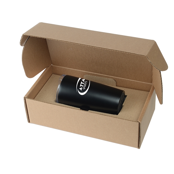 Matte Black color option for 20 Oz Everest Stainless Steel Insulated Tumbler With Box