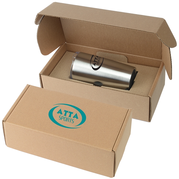 Stainless Steel color option for 20 Oz Everest Stainless Steel Insulated Tumbler With Box