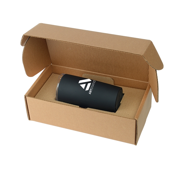 Matte Black color option for 20 Oz Everest Velvet Touch Insulated Tumbler With Gift Box