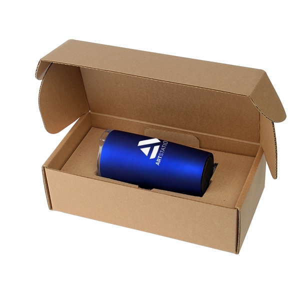 Matte Blue color option for 20 Oz Everest Velvet Touch Insulated Tumbler With Gift Box