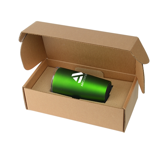 Matte Metallic Green color option for 20 Oz Everest Velvet Touch Insulated Tumbler With Gift Box