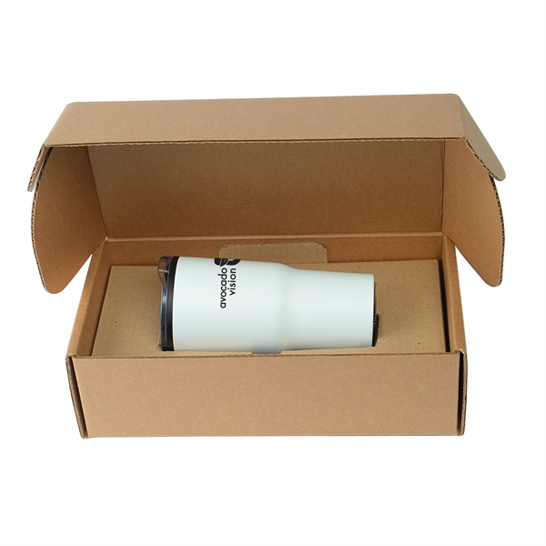 Matte White color option for 20 Oz Denali Tumbler With Gift Box