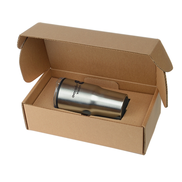 Stainless Steel color option for 20 Oz Denali Tumbler With Gift Box