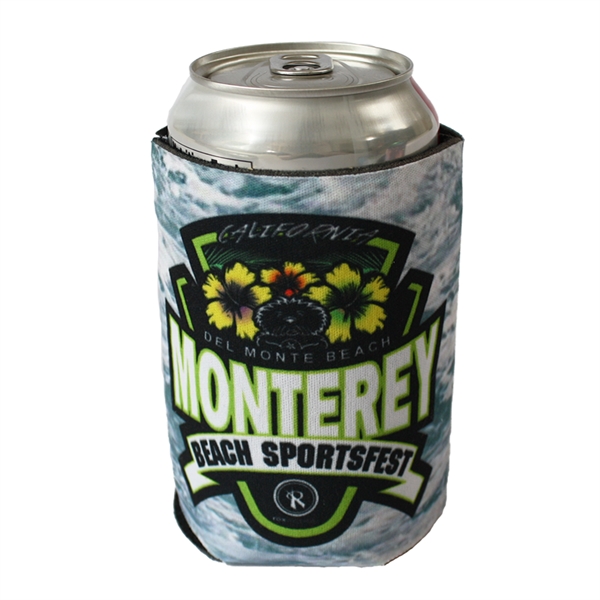 White color option for Sublimated Can Cooler