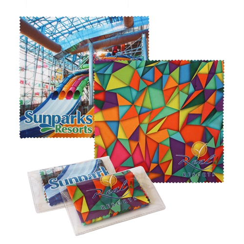 Photo of Sublimated Microfiber Cloth W/Case