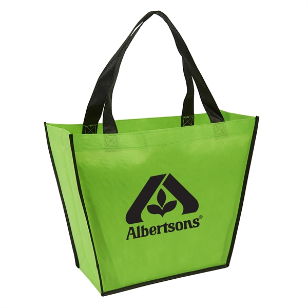Lime color option for Trapezoid Shape Tote Bag