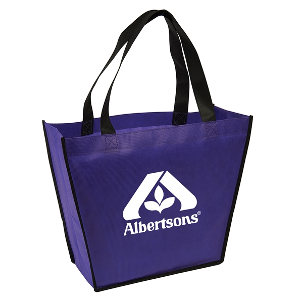 Purple color option for Trapezoid Shape Tote Bag