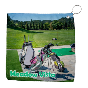 Photo of Sublimated Microfiber Golf Towel W/Grommet