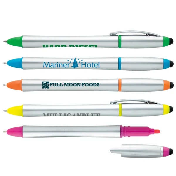 Blue/Black Ink color option for Stylus Highlighter Pen Combo