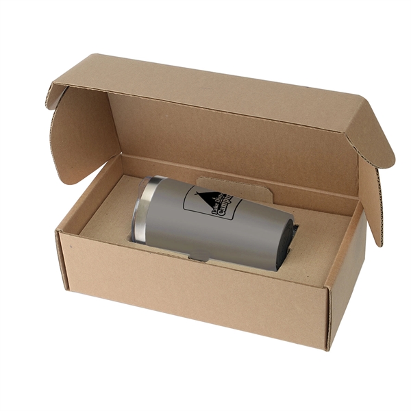 Matte Grey color option for 20oz Everest Powder Coated Stainless Steel Tumbler Gift Box