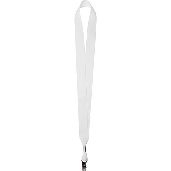 White color option for 7 And 8" Fields Super Value Lanyard